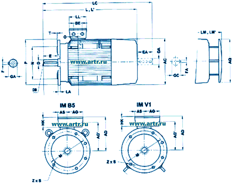  Siemens  1LG4, 1LG6